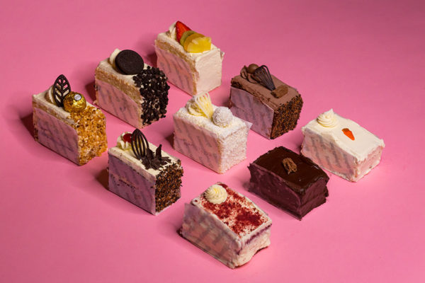 Cake slices Paul s Bakery
