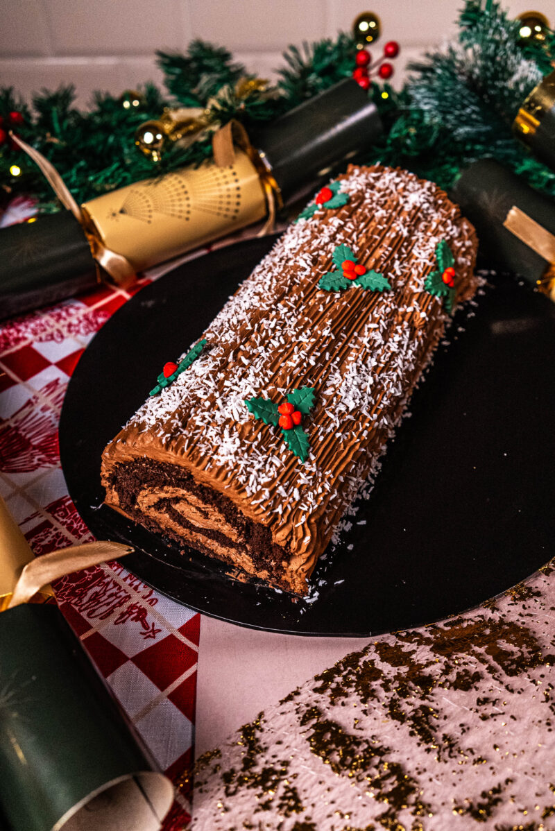 Christmas Chocolate Yule Log